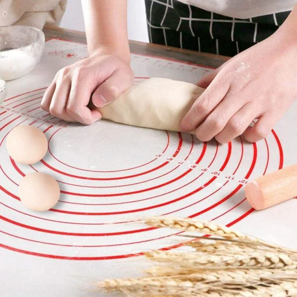 Silicone Baking Mats with Measurements,16”x20”Large Silicone