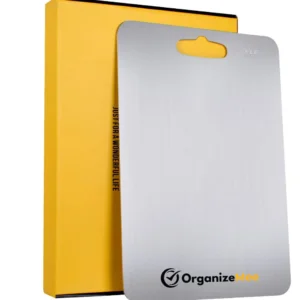 organizemee stainless steel chopping board large