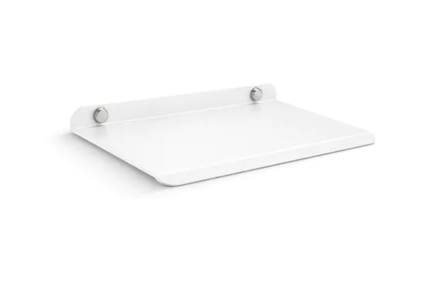 9 Inch WHITE Wall Shelf , Metal Floating Shelf for Wall, Wall Mounted Shelves, Modern Wall Shelf for Bedroom & Living Room (22.86 CM Long x 12.7 CM deep)