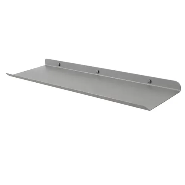 24 Inch GREY Wall Shelf , Metal Floating Shelf for Wall, Wall Mounted Shelves, Modern Wall Shelf for Bedroom & Living Room (60.96 CM Long x 12.7 CM deep)